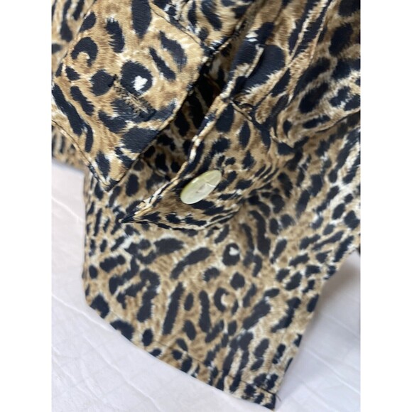 Vintage Truffles by YB Leopard | Animal Print Button Up Blouse Size XL? - Picture 14 of 14